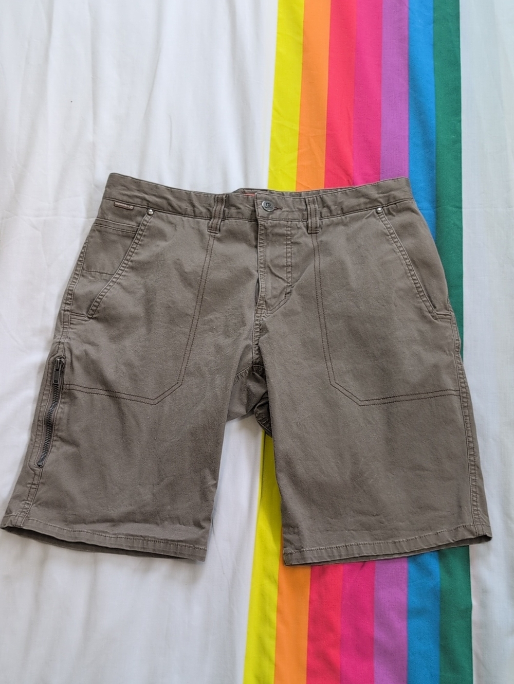 Merrell Men's Articulus Hiking Shorts in Light Brown